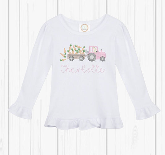 Pink Easter Tractor