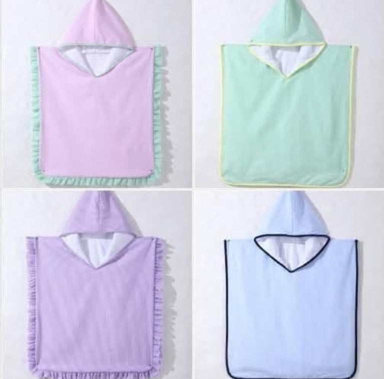 PRE ORDER poncho beach towels