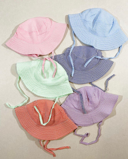 Seersucker Sun Hats