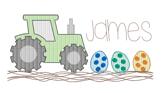 Easter Egg Tractor