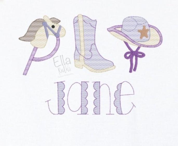 Purple Cowgirl