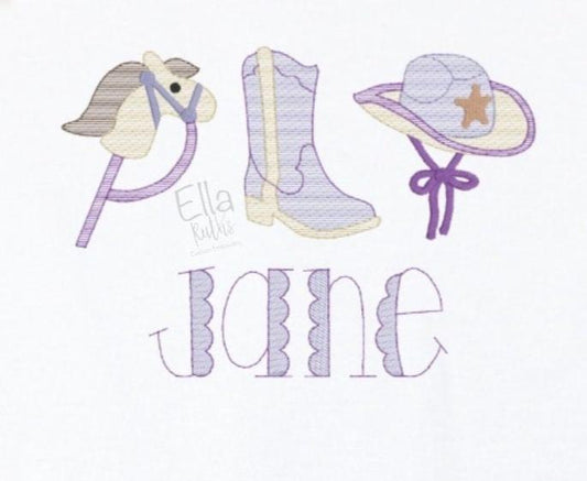 Purple Cowgirl