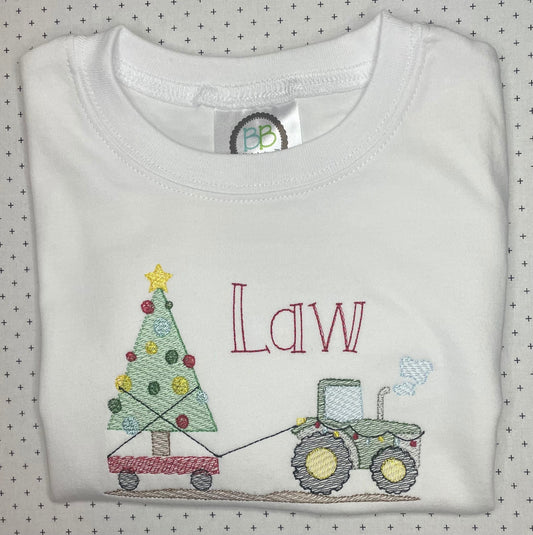 Christmas Tractor
